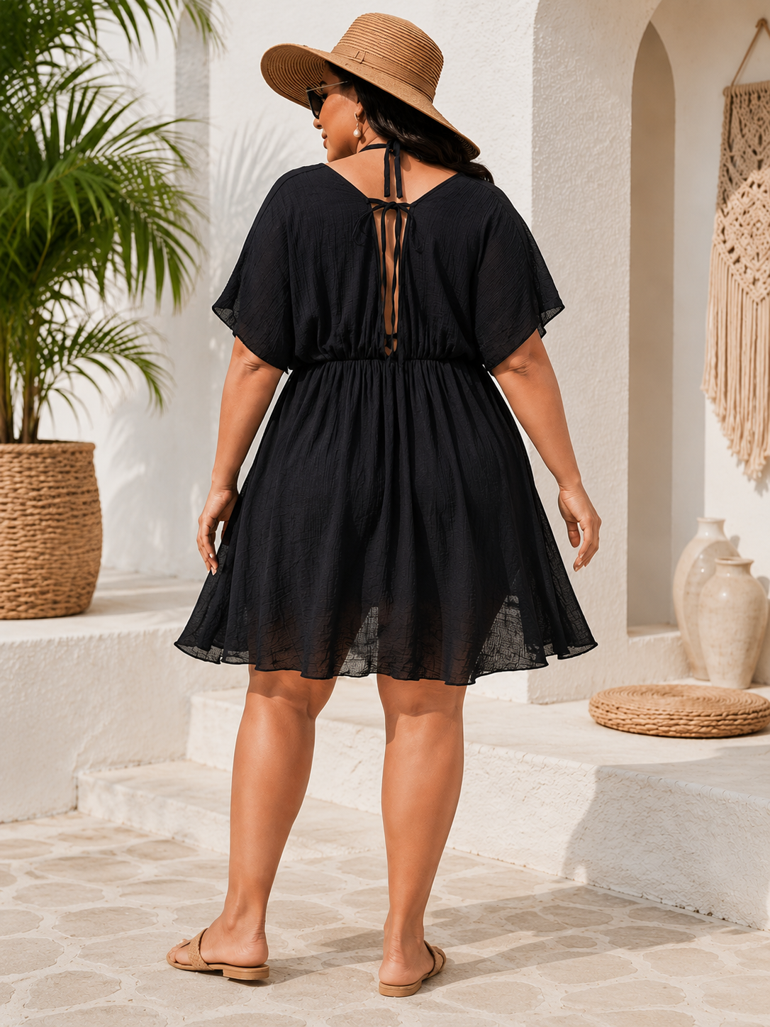 Lorreen Plus Size Cover-Up Dress