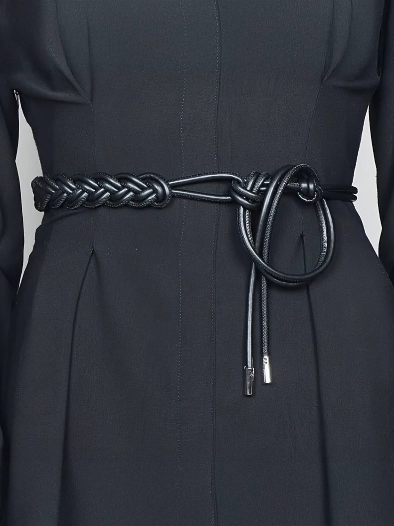 Braided Plus Size Belt, belt, alternate view