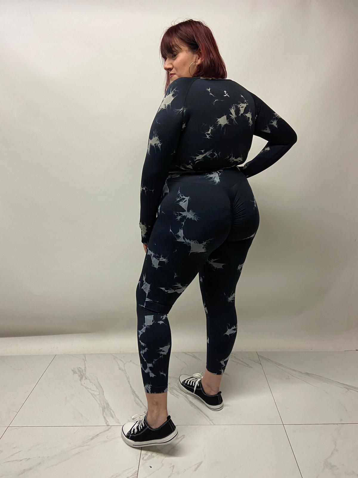 Hazel Plus Size Butt Lift Leggings by Run Free by Vee, plus size leggings, product view