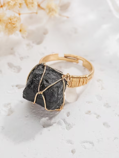 Delicate Adjustable Stone Ring