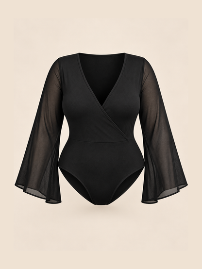 Simplicity Plus Size  Bodysuit