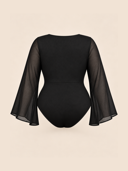 Simplicity Plus Size  Bodysuit
