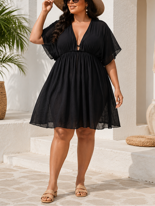 Lorreen Plus Size Cover-Up Dress
