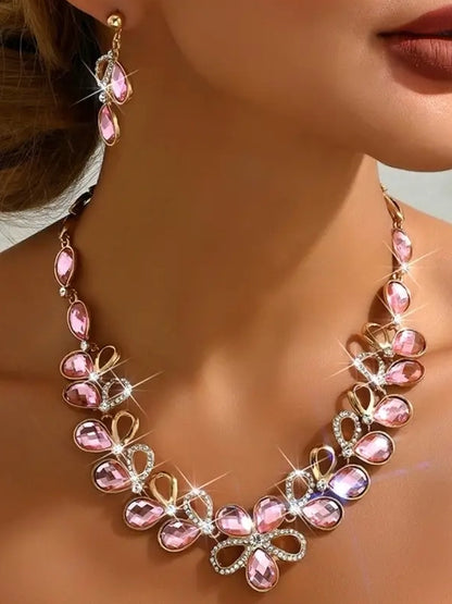 Avril Necklace & Earring Set, earrings, alternate view