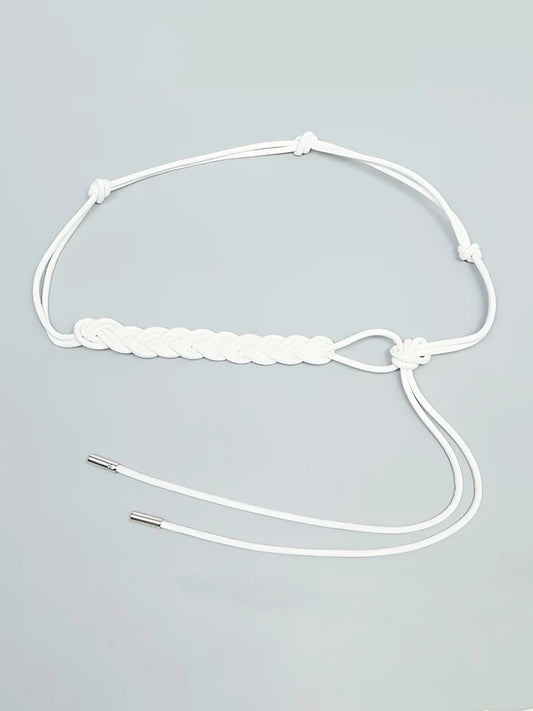 Braided Plus Size Belt, belt, front view