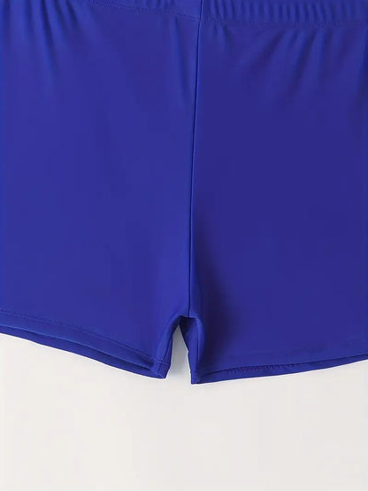Charlotte Two-Piece Tankini Set Plus-Size Swimwear, plus size swimwear, styled view