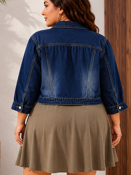 Tessa Plus Size Denim Jacket