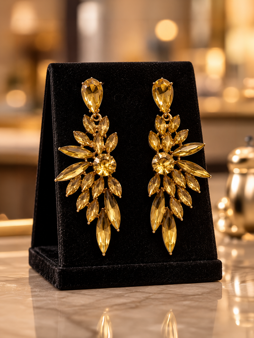 Crystal Statement Earrings