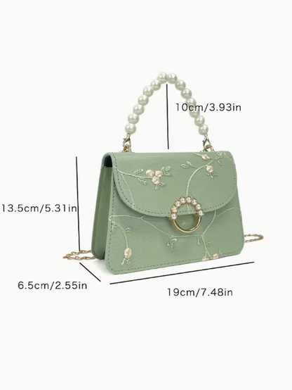 Elegant Mini Embroidered Bag detail view