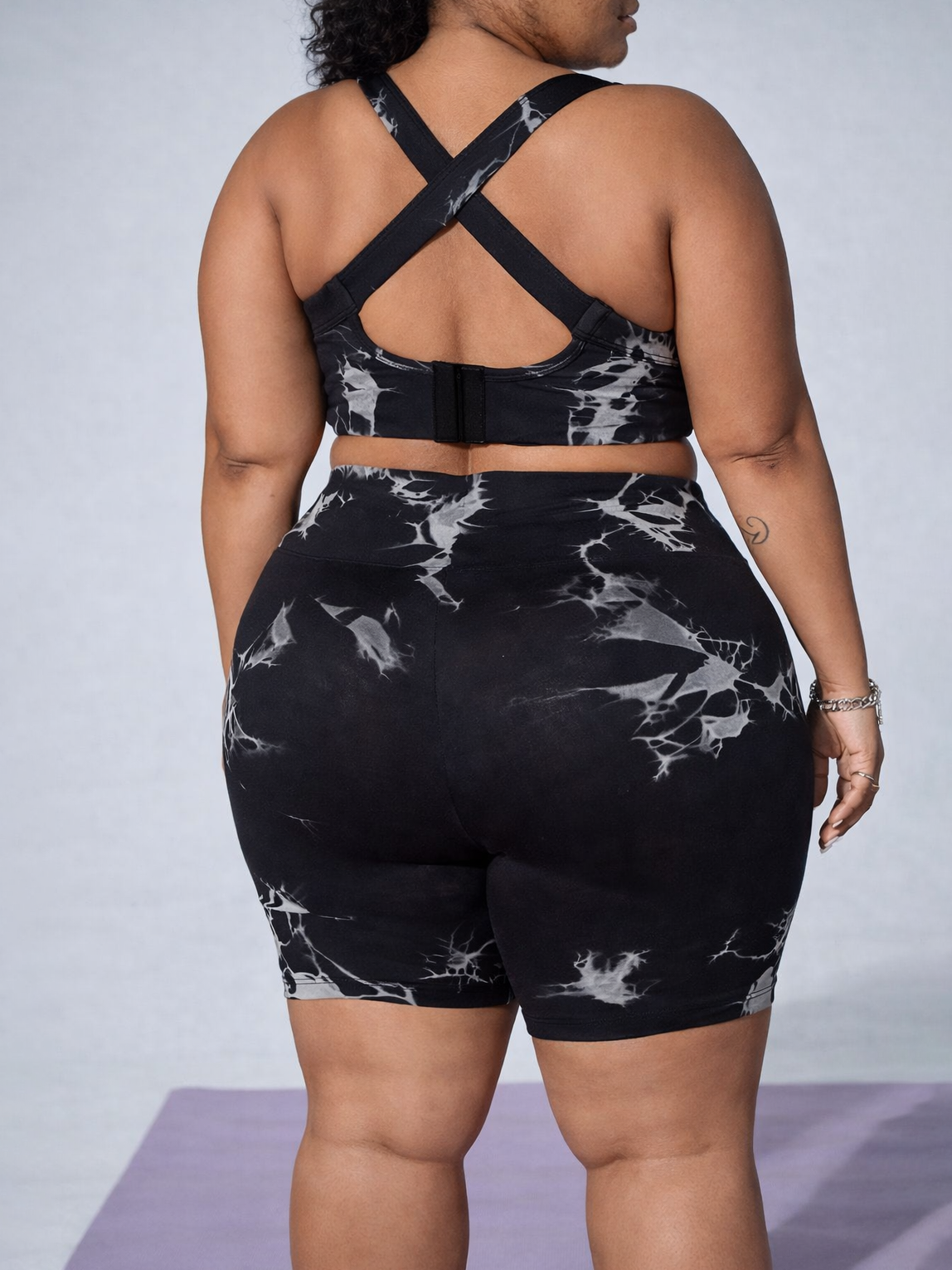 Hazel Active Plus Size Bra by Run Free by Vee, plus size bra, alternate view
