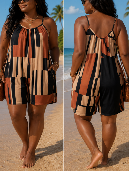 Monalisa Plus Size Romper