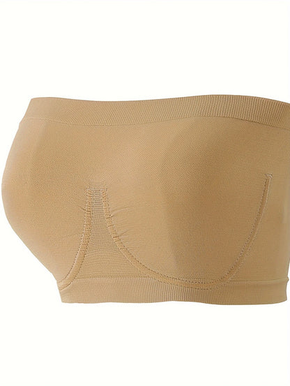 Noa Seamless Plus Size Bandeau, plus size bra, alternate view