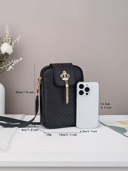 Quilted Chic Crossbody Mini detail view