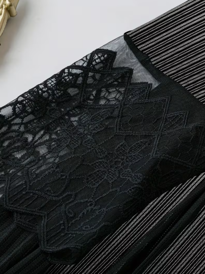 Boho Sheer and Lace Plus Size Kimono