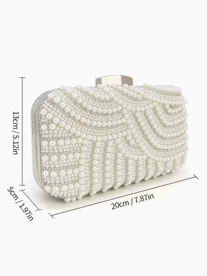 Pearl Embellished Clutch