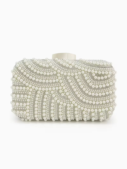 Pearl Embellished Clutch