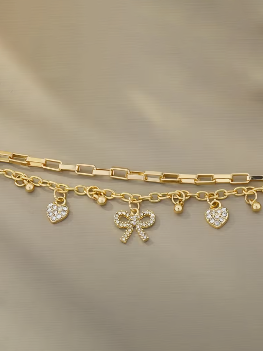 Double Layer Charm Bracelet