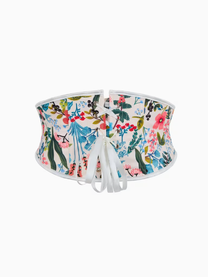 Floral Garden Plus Size Corset Belt