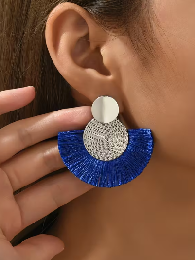 Fan Tassel Earrings