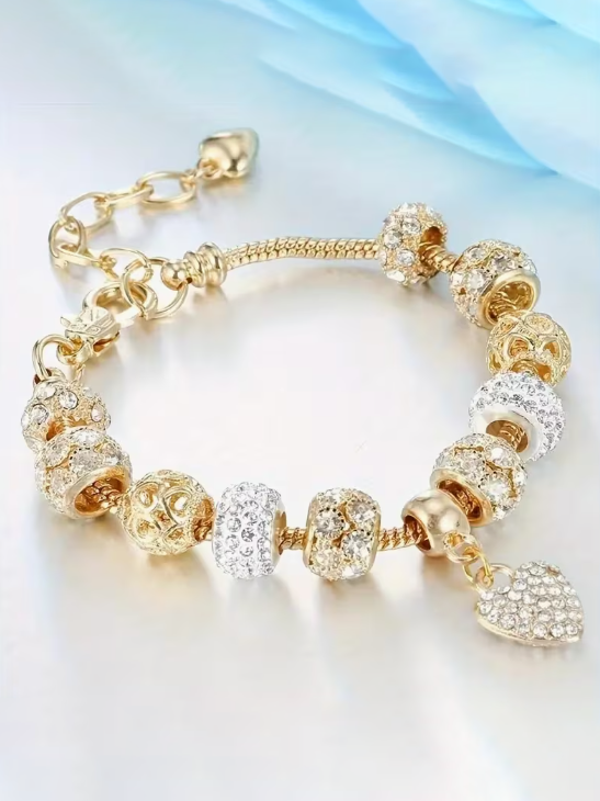Crystal Charm Bracelet
