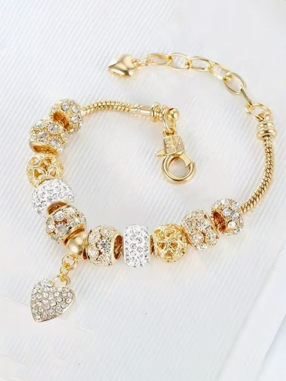 Crystal Charm Bracelet