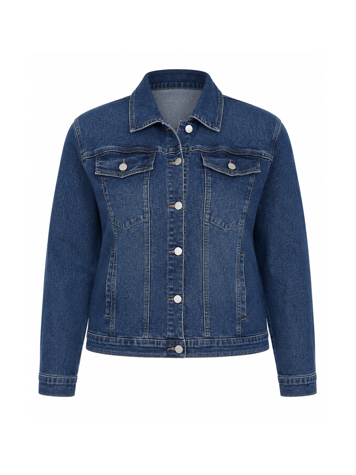 The Classic Plus Size Jean Jacket