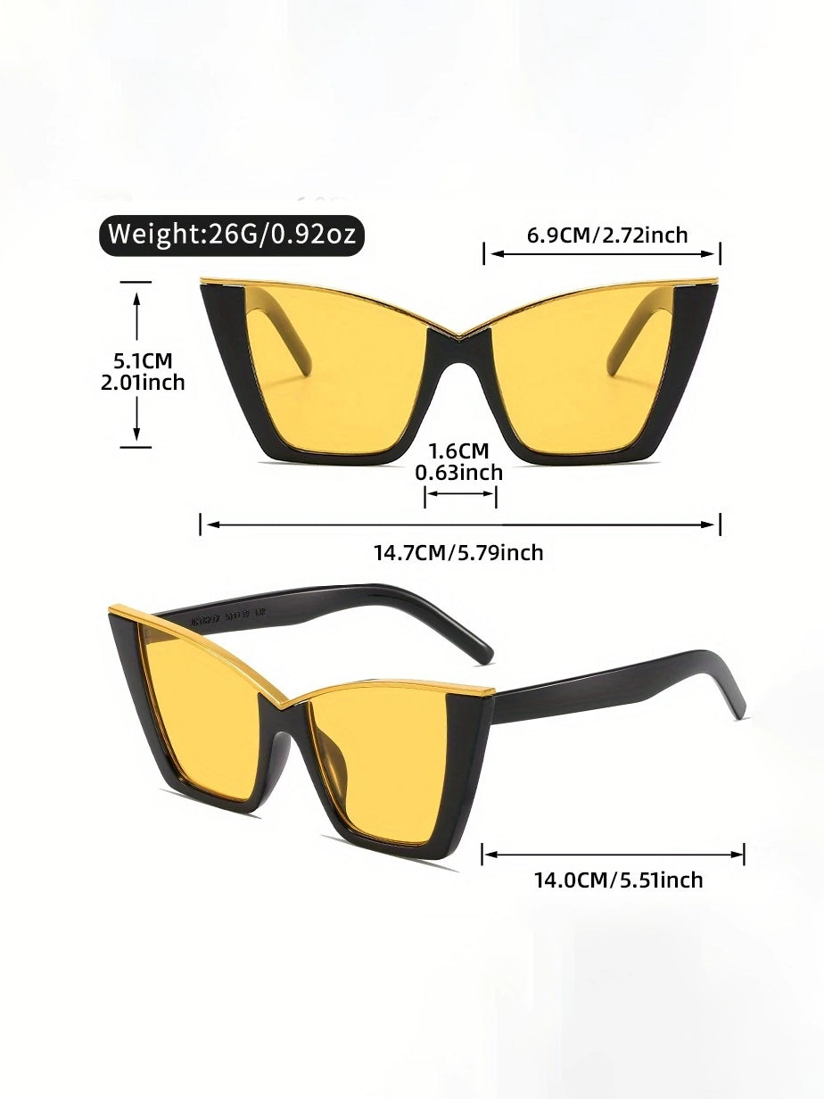 Vintage Cat Eye Sunglasses, sunglasses, styled view